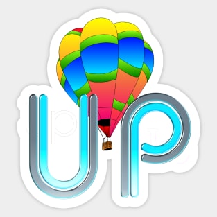 Hot Air Balloon Sticker